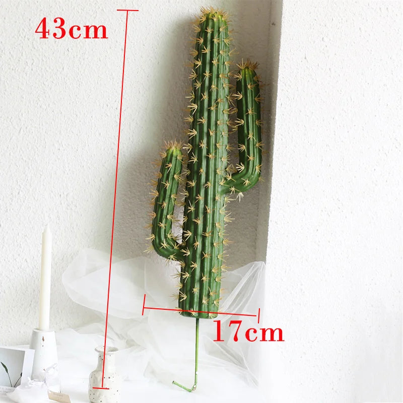 plantes tropicales cactus artificiel décoration intérieure succulente en plastique - vue 4 sur 9