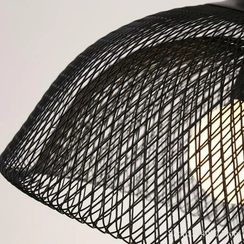 lustre industriel cage à oiseaux style loft rétro en fer minimaliste - vue 6 sur 17