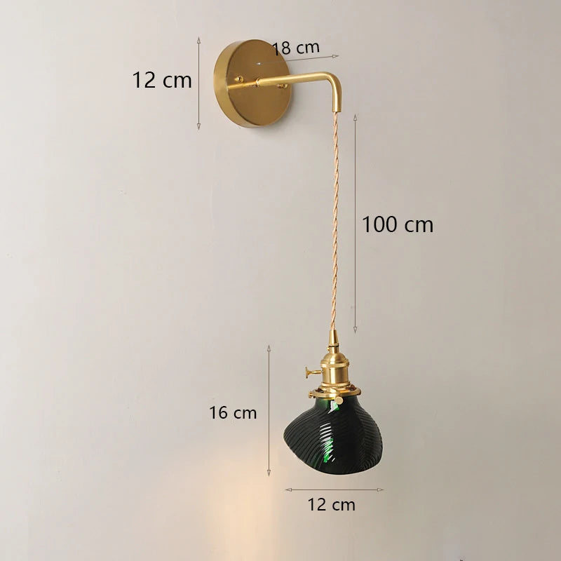 applique murale japonaise en verre pour décoration moderne - vue 17 sur 17