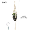 suspension macramé pour plantes et décoration murale naturelle