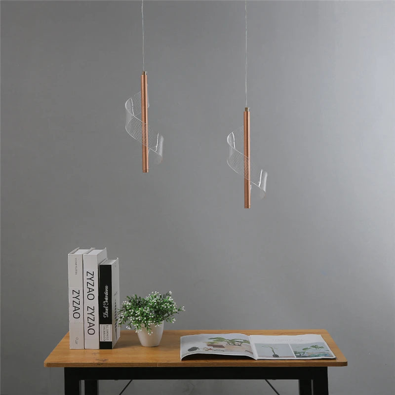 suspension en acrylique design nordique moderne pour restaurant - vue 3 sur 8