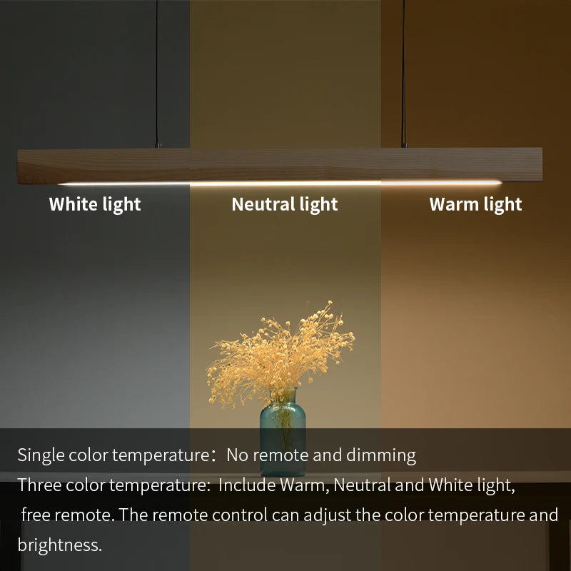 Lustre led haute puissance style nordique moderne