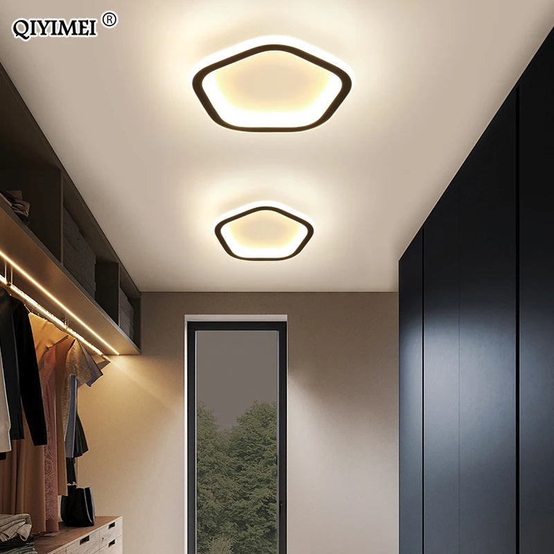 plafonniers led ronds et carrés pour intérieur luminaire simple - vue 5 sur 14