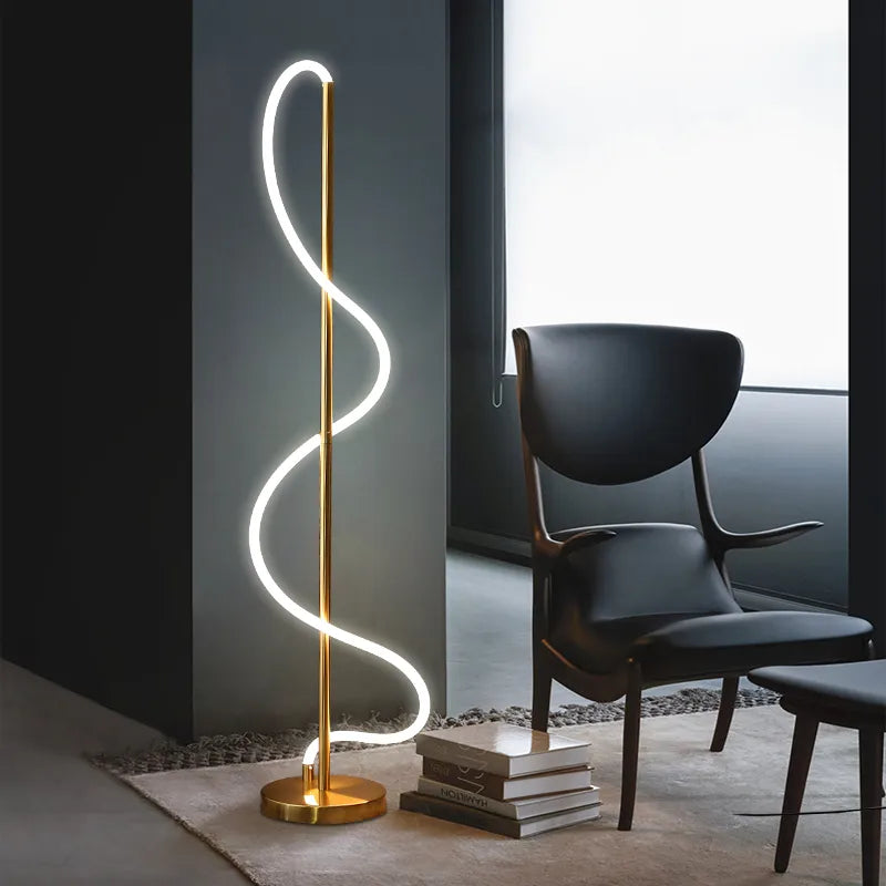 LED postmoderne musique Notes LED lumière lampadaire foyer étude