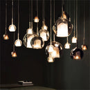 Suspension design moderne nordique en verre design penta glo