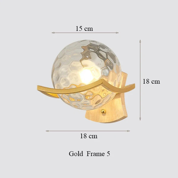 applique murale moderne en bois design lumineux décoratif en forme de lune - vue 19 sur 21