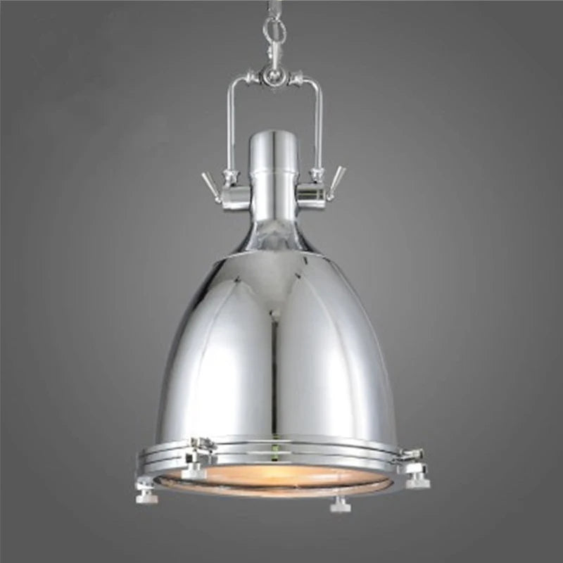 Suspension industriel Vintage en verre E27
