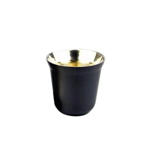 Lot 4 tasses expresso inox double paroi 80ml
