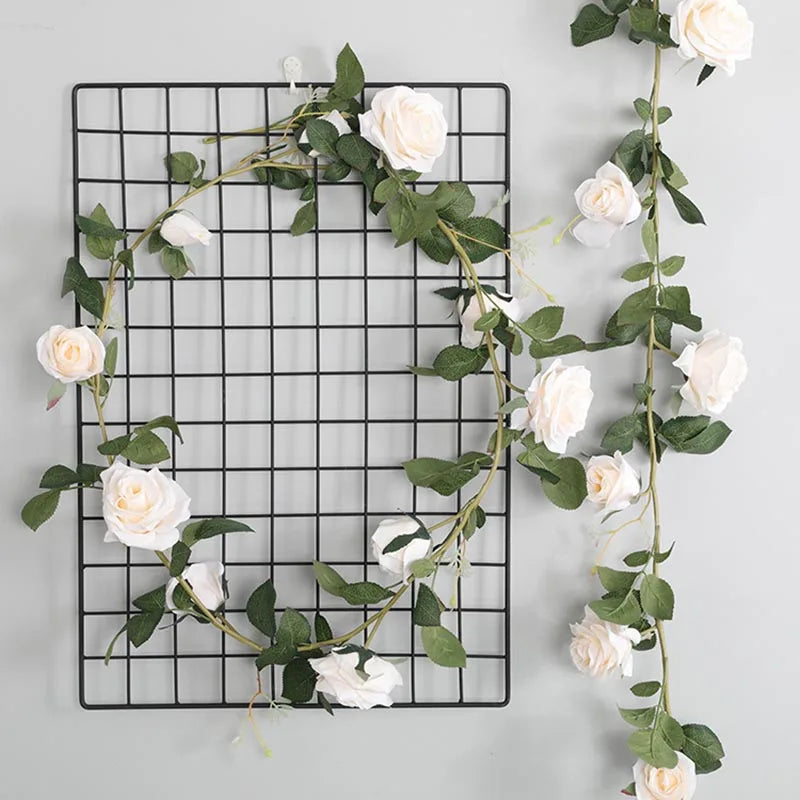 guirlande de lierre artificielle en soie pour mariage décoratif - vue 8 sur 9