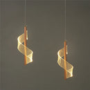 suspension en acrylique design nordique moderne pour restaurant