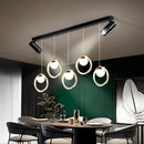 lustre led moderne nordique petit cercle avec spots