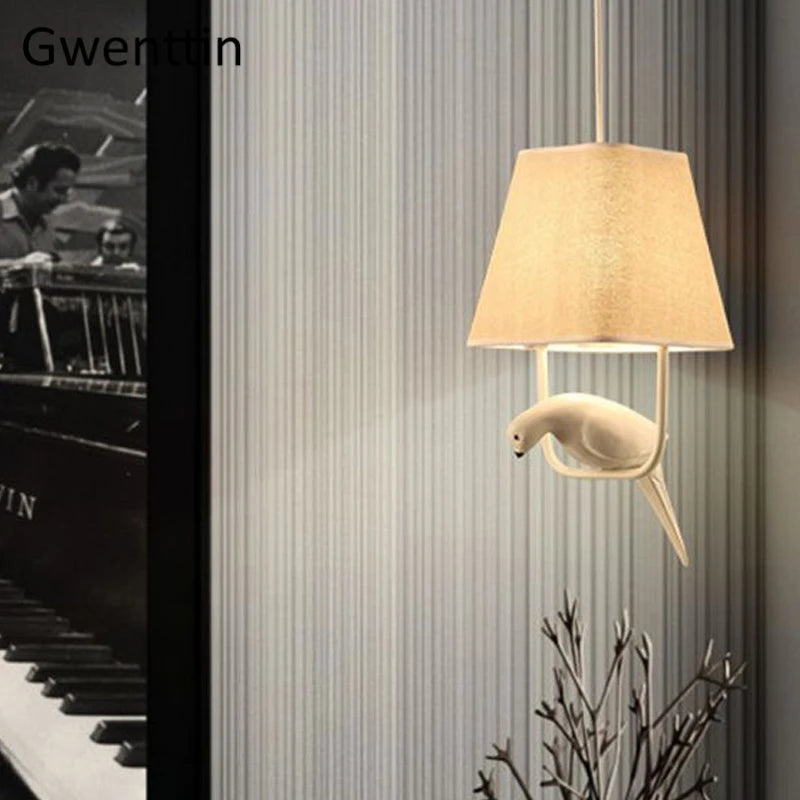 suspension décorative en forme d'oiseau pour intérieur moderne - vue 3 sur 9