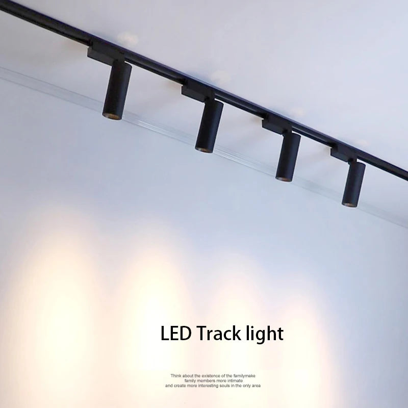 led ensemble complet éclairage sur rail aluminium pour magasin - vue 3 sur 7
