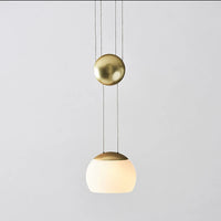 suspension nordique en verre design ajustable style loft