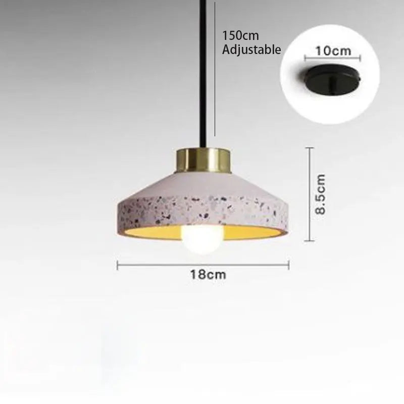 suspension vintage en ciment pour bar et café - vue 14 sur 14