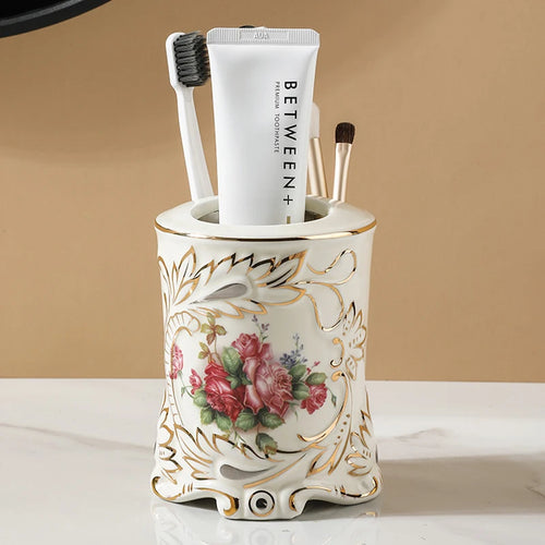 porte-brosse à dents en céramique design moderne pour salle de bain - vue 11 sur 10