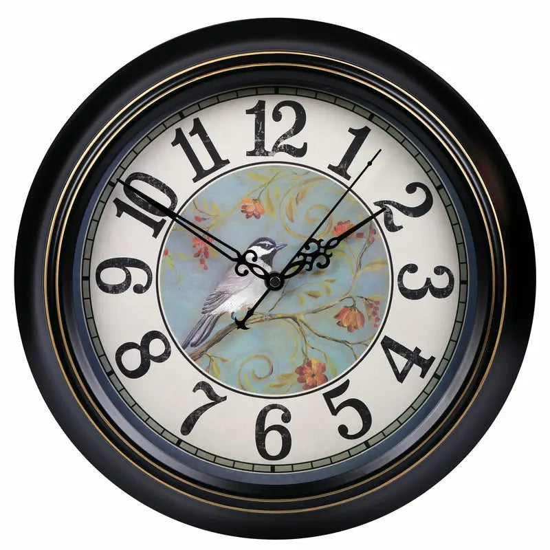horloge murale silencieuse rétro style shabby chic décoration intérieure - vue 14 sur 24