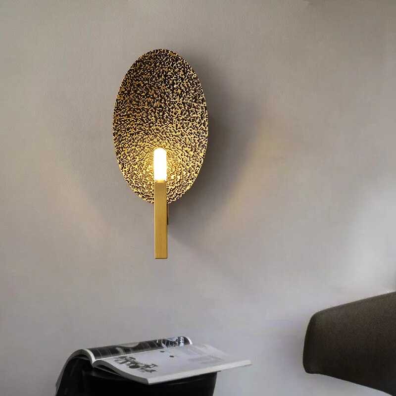 Applique murale nordique simple en cuivre - vue 4 sur 6