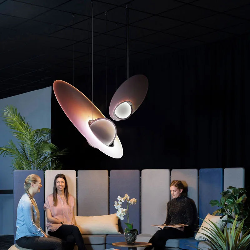 lustre nordique moderne voie lactée personnalité simple satellite - vue 6 sur 8