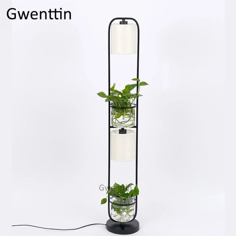 lampadaire moderne à led en verre pour décoration intérieure - vue 6 sur 8