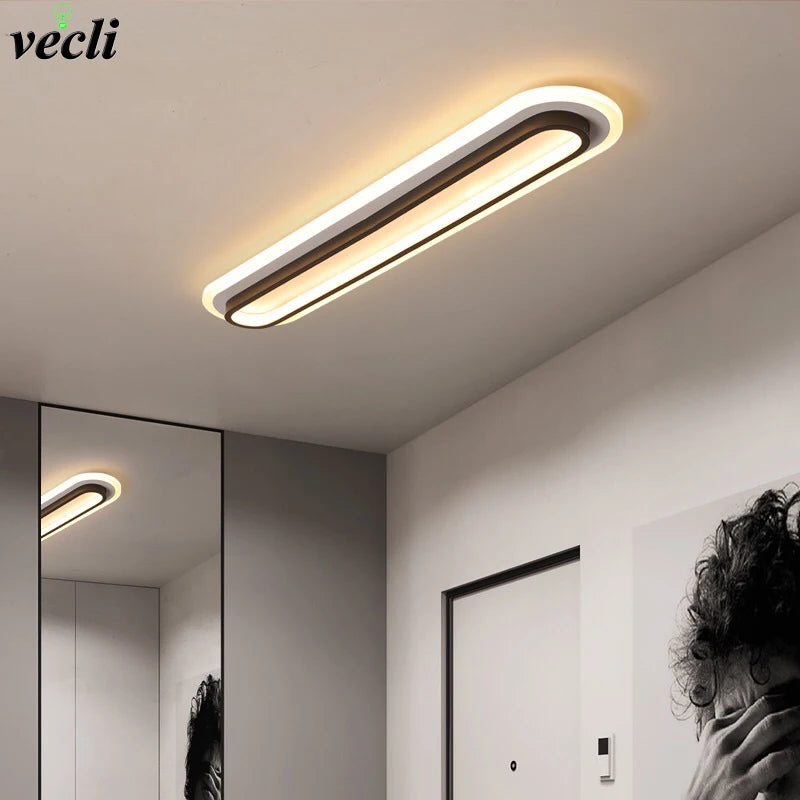 plafonnier moderne à leds surface montée lumière intégrée