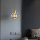 lustre postmoderne de luxe en cristal pour décoration de bar