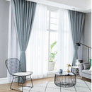 Rideau occultant motif géométrique style moderne sur mesure