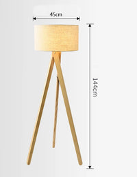Lampadaire design Led en bois massif
