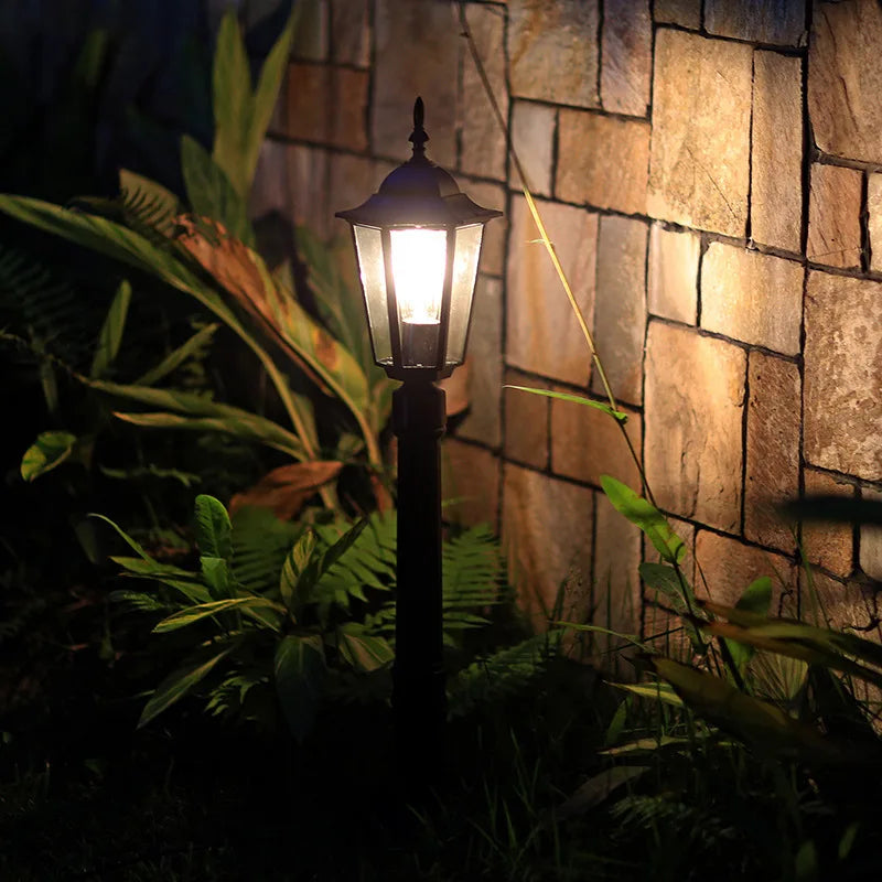 lampe de jardin extérieure rétro pour les espaces extérieurs et les allées - vue 5 sur 8