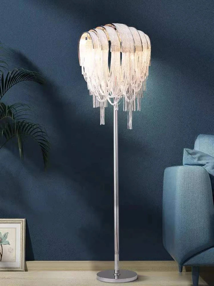 lampadaire décoratif post-moderne nordique en aluminium - vue 5 sur 8