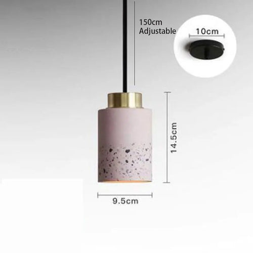 suspension vintage en ciment pour bar et café - vue 8 sur 14