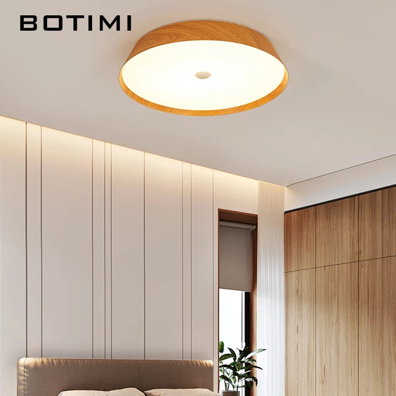 plafonnier métal moderne rond fer chambre surface monté - vue 5 sur 9