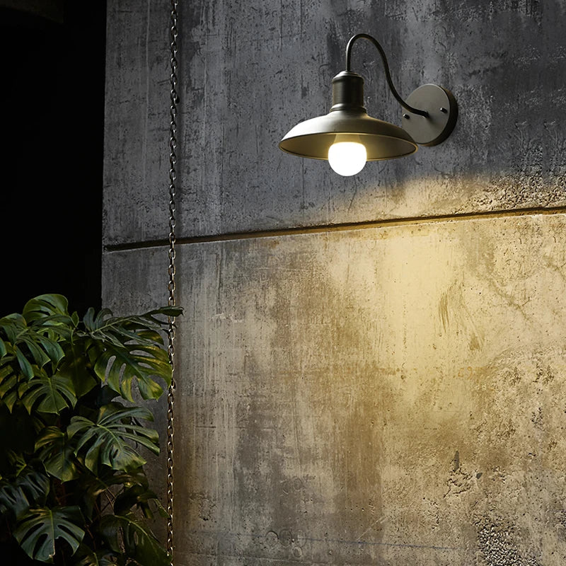 lumière extérieure étanche style loft américain vintage