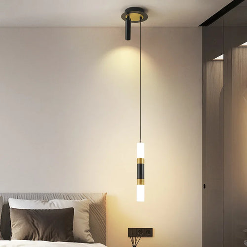 suspension led au design moderne avec long câble