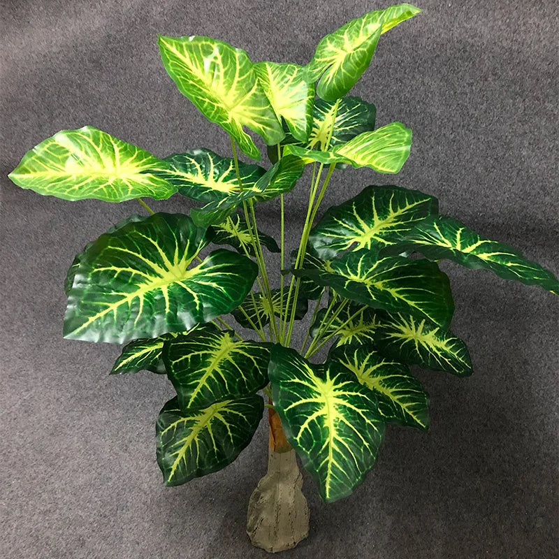 grandes plantes artificielles avec feuilles de palmier décoratives - vue 11 sur 12