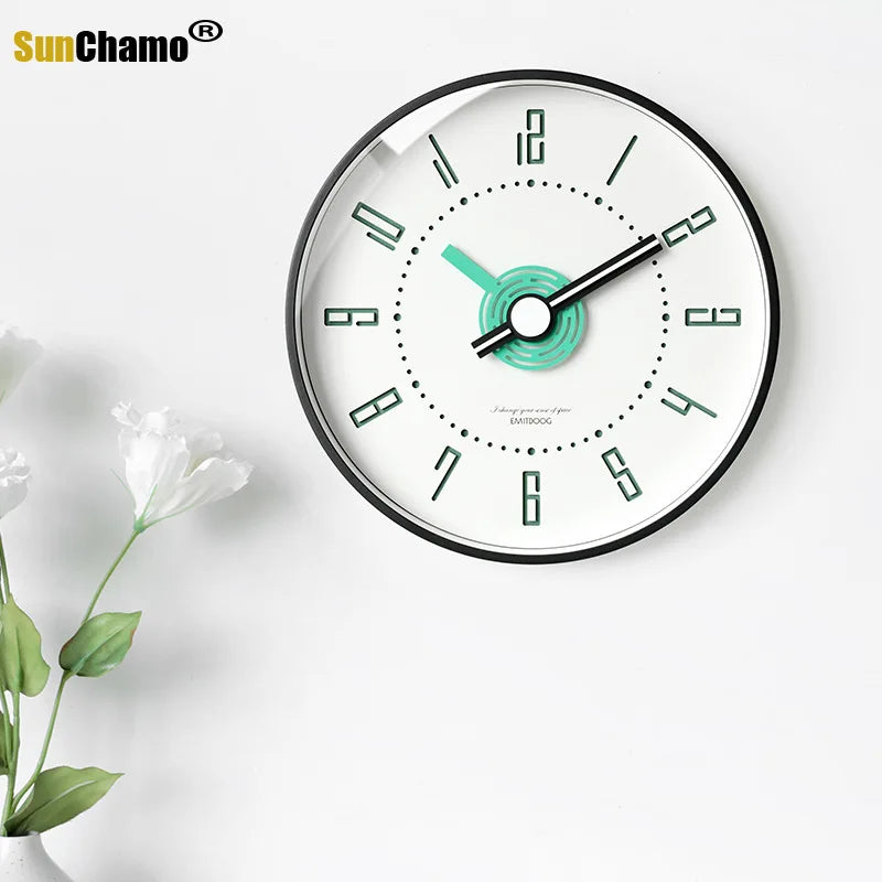 horloge murale créative à quartz silencieuse pour intérieur - vue 3 sur 10