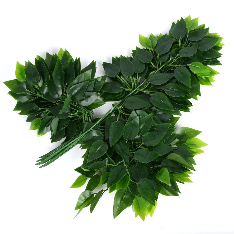 lot de 12 feuilles d'érable artificielles pour décoration d'automne - vue 12 sur 19