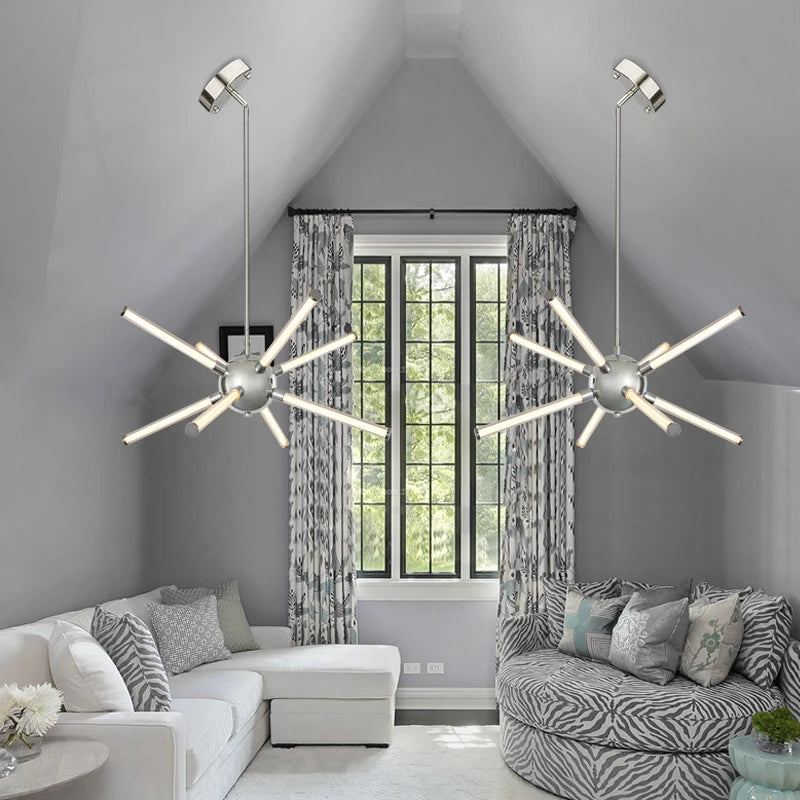 suspension moderne en aluminium pour intérieur bar et cuisine - vue 5 sur 9
