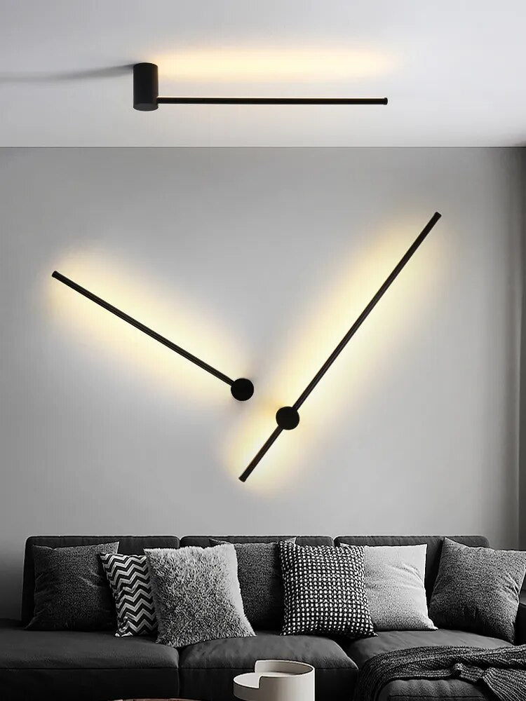Applique murale minimaliste à longue bande - vue 6 sur 12