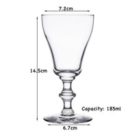 Verres à pied cocktail champagne martini style vintage