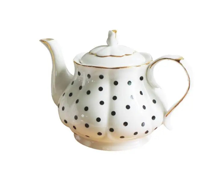 Service à thé anglais porcelaine peinte main vintage