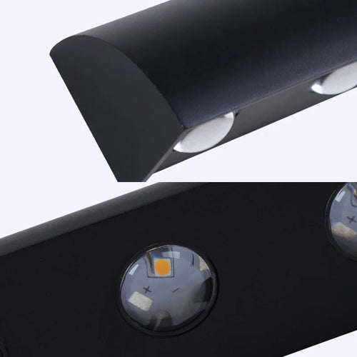 Applique murale LED lumières extérieur moderne entrée escalier balcon maison jardin 110V IP54 porche terrasse étanche noir applique murale