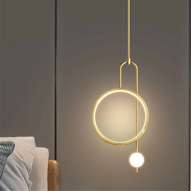 Suspension LED design nordique déco intérieur