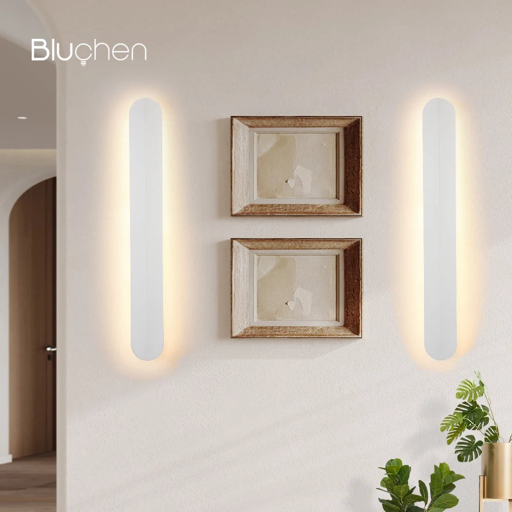 applique murale moderne en fer design nordique à LED - vue 3 sur 9
