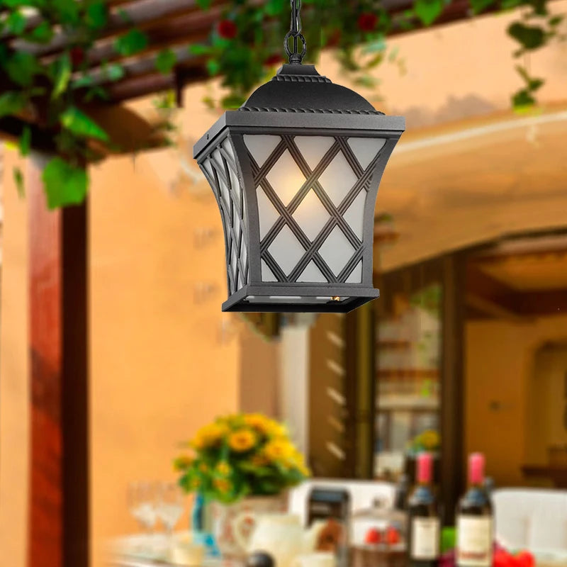 Lustre extérieur européen étanche - vue 8 sur 8