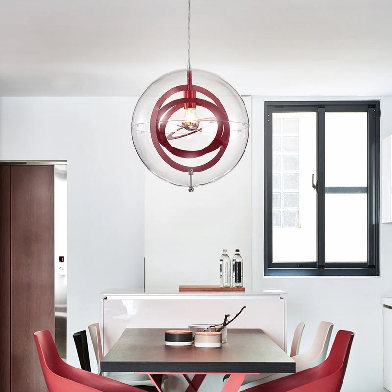 lustre étoile en verre design nordique simple et personnalisé - vue 4 sur 7