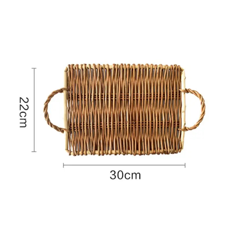 panier tissé à la main pour fruits et légumes rangement et pique-nique - vue 23 sur 29