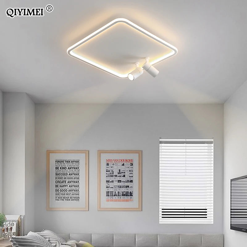 lustre led moderne pour intérieur décoration lumière projecteur - vue 6 sur 16
