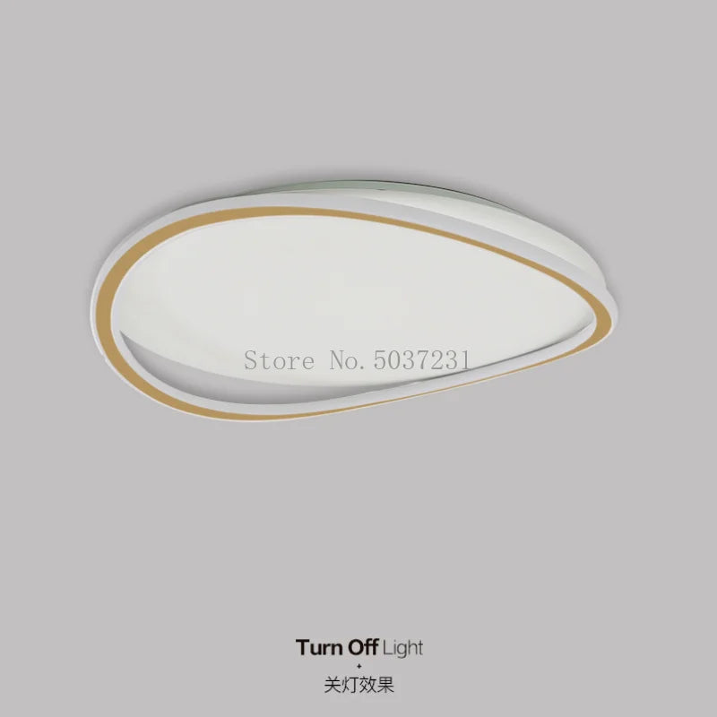 plafonnier led circulaire ultra-mince style nordique moderne et artistique
