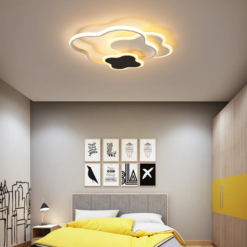 plafonnier en aluminium décoratif pour intérieur lumineux et élégant - vue 4 sur 10